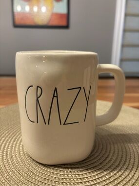2/$30⚡️- HOME | Rae Dunn “Crazy” mug